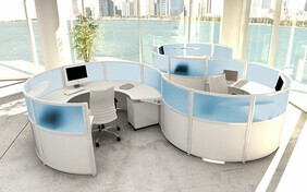Custom Desks and Custom Workstations are for businesses wanting a unique modern office furniture design to reflect their brand
