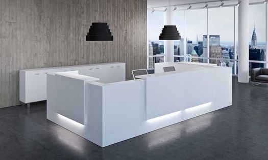 Reception Desks with Lighting