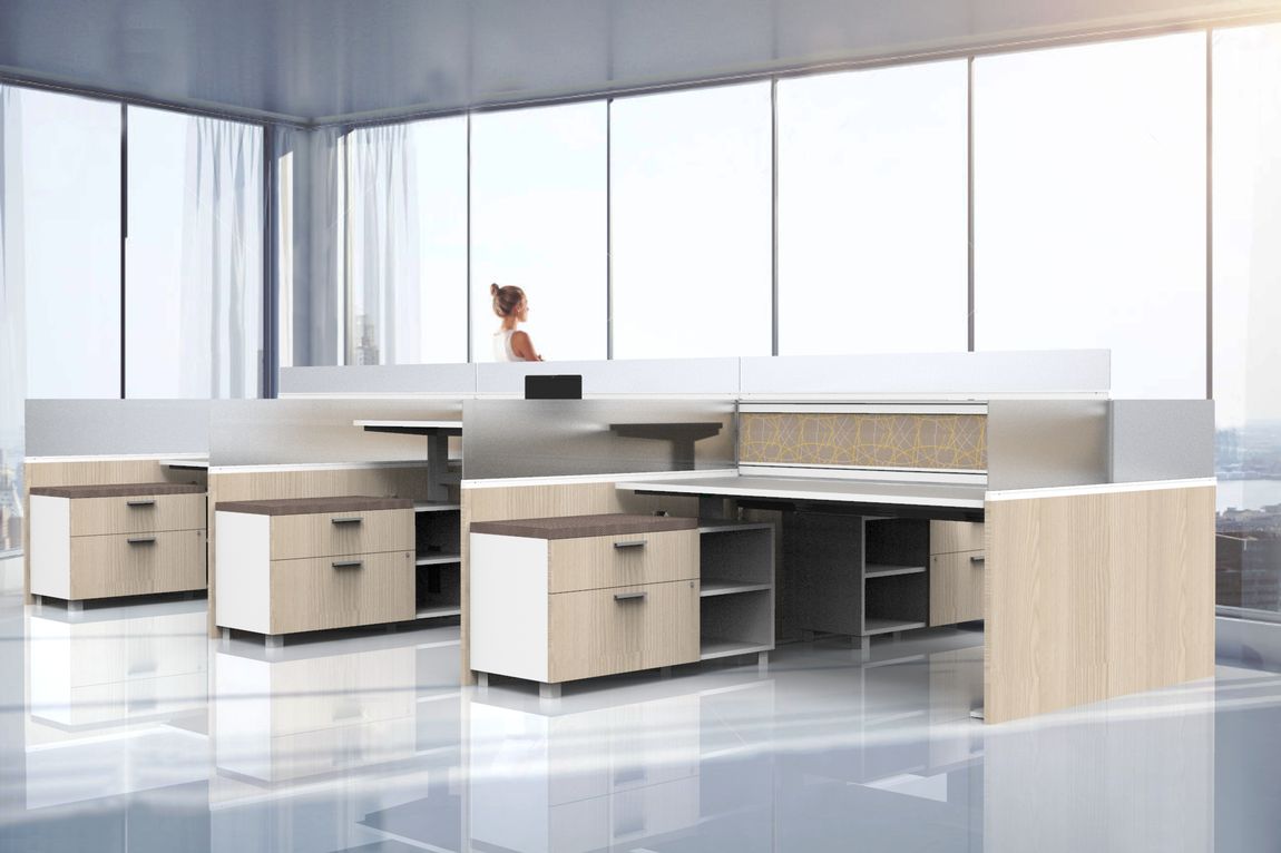 Adjustable Height Cubicles and Sit Stand Desks