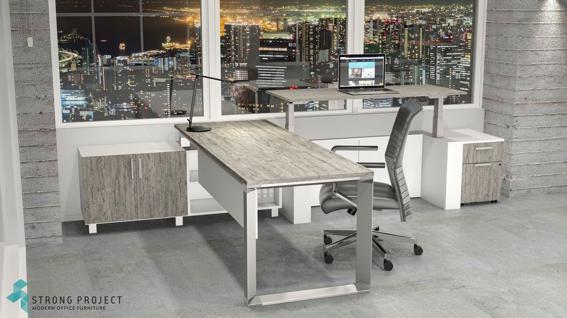 Stand Up Office Desks | Height Adjustable Desk
