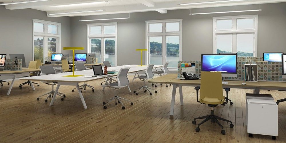 Open Office Benching System