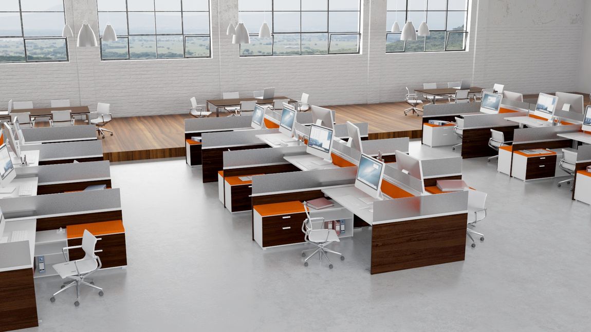 Contemporary Height Adjustable Workstations