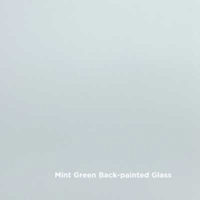 Mint Green- back painted glass 