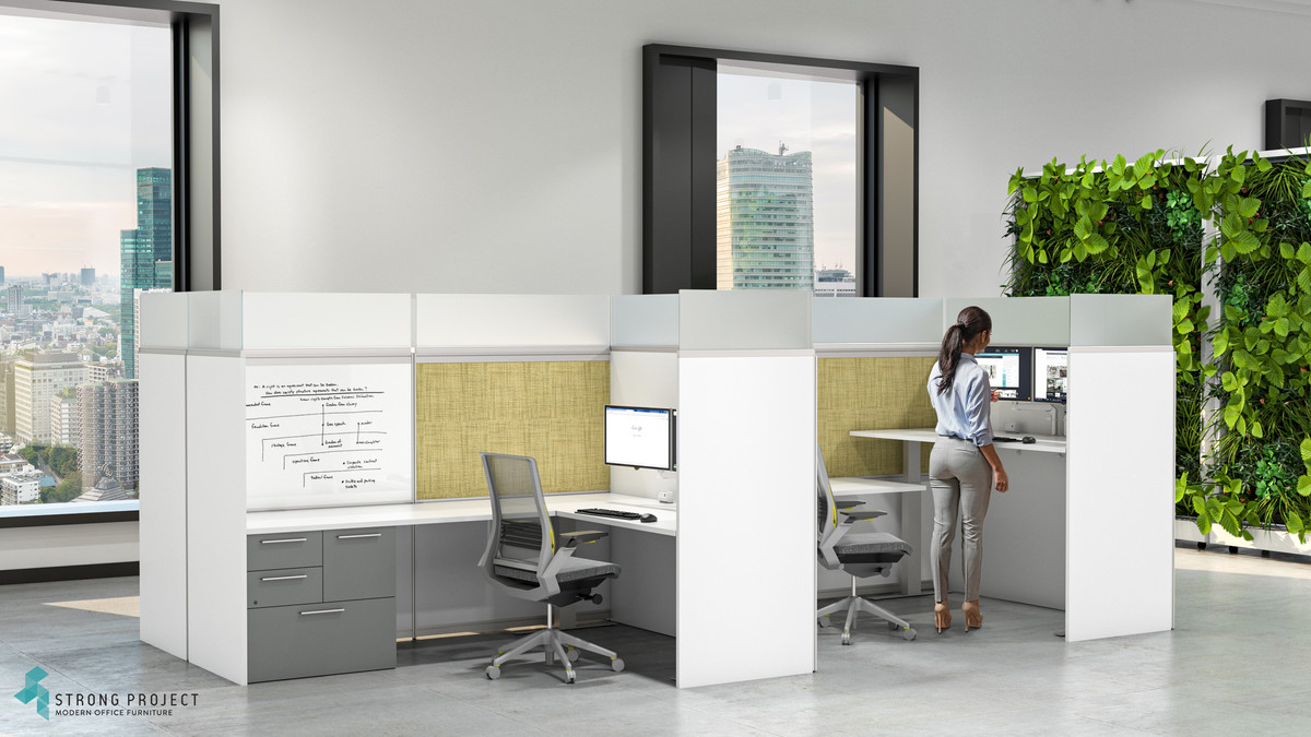 Private Sit-Stand Workstations
