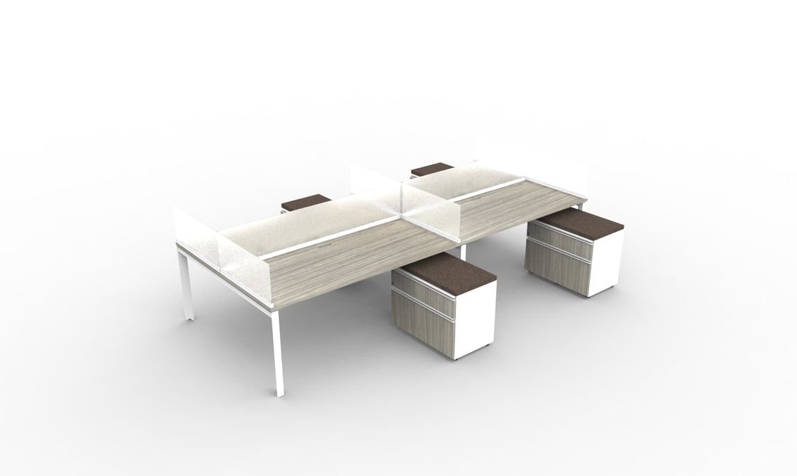 Contemporary Office Benching Cubicles