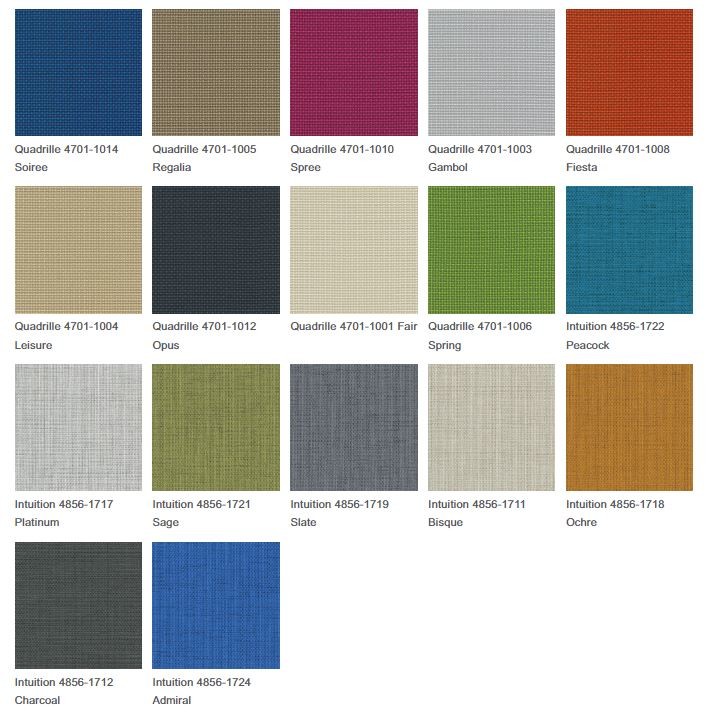 Fabric Options for Dividers