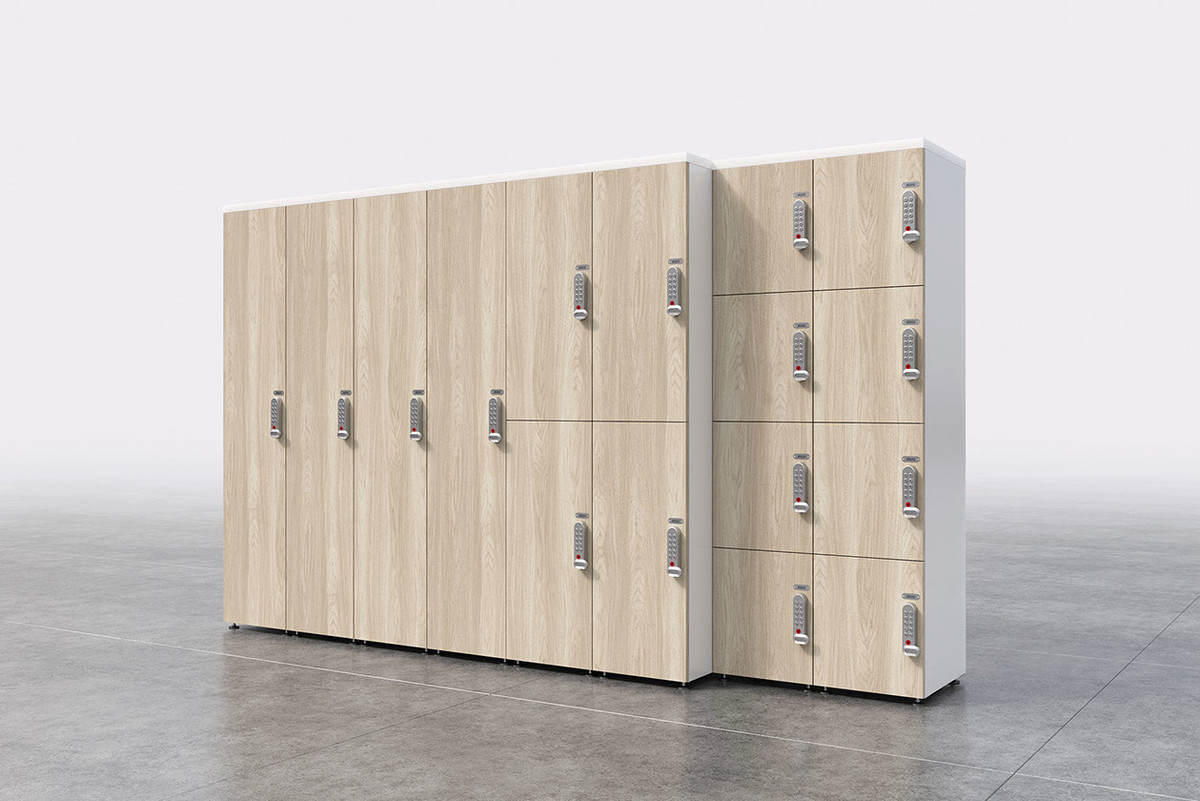 Locker Storage for Hybrid Office Design | StrongProject