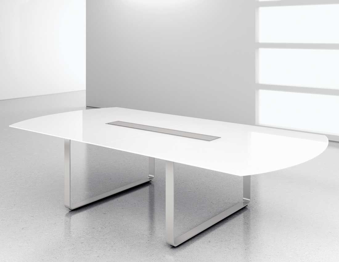 Modern Glass Conference Table