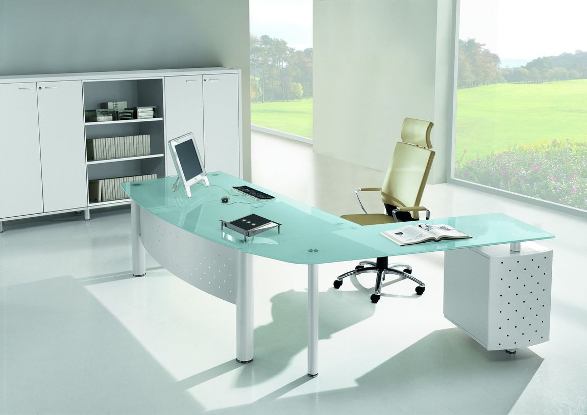 Italian Glass Office Desks