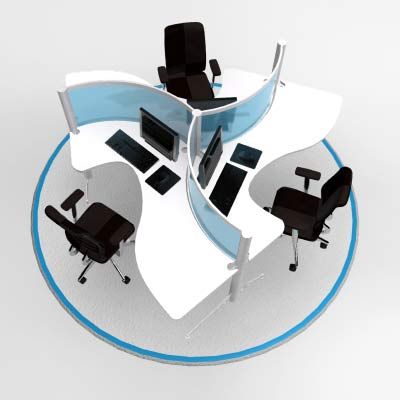 Modern Workstations Office Cubicles | StrongProject | Strong Project