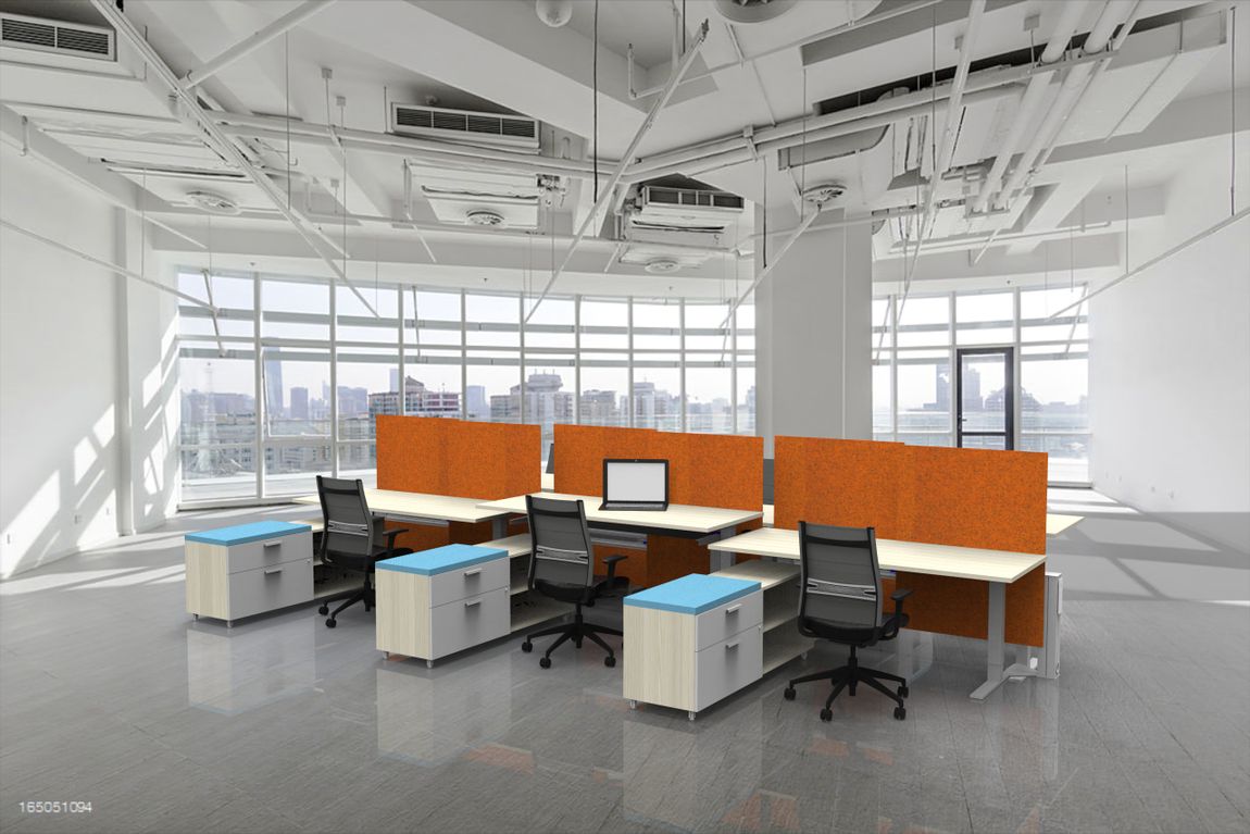 Adjustable Height Workstations, Sit Stand Benching Systems