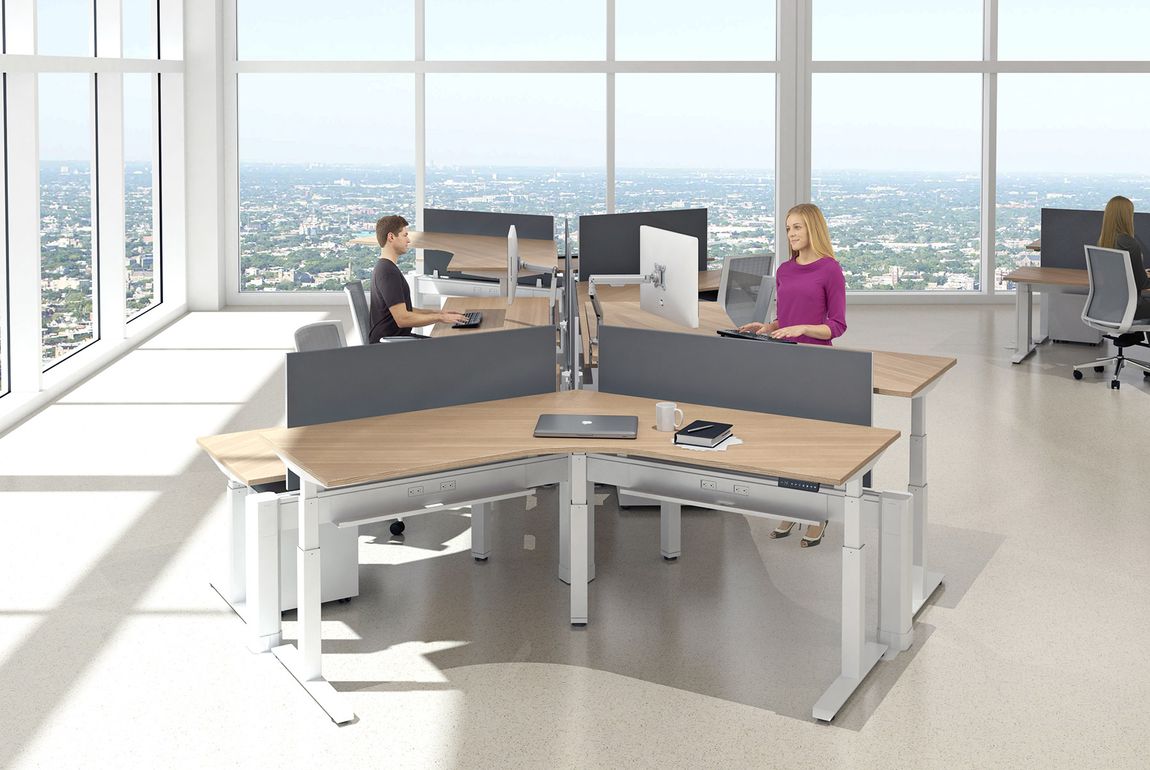Sit Stand Office Cubicles