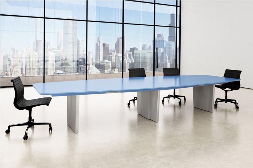 Contemporary Glass Top Conference Tables
