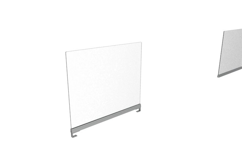Clamp-On Desk Dividers – Desk Mounted Privacy Panels