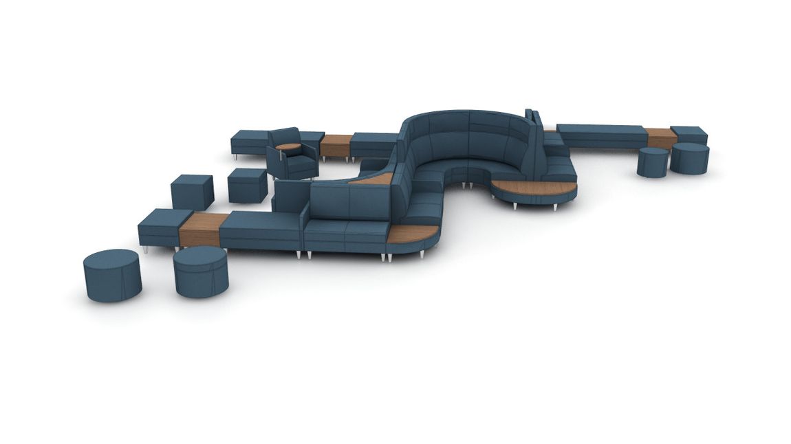 Acoustic Modular Lounge Seating