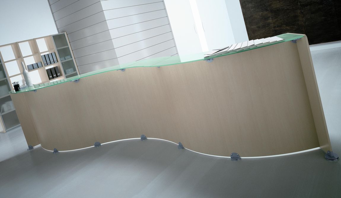 Curved Reception Desks | StrongProject