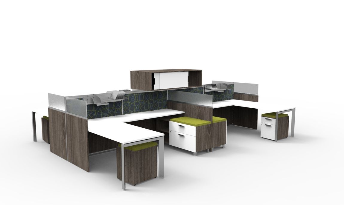 Managerial Open Plan Workstations
