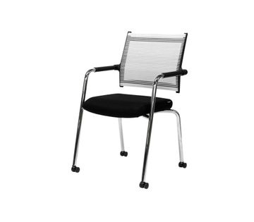 Modern Guest Chair with Casters