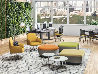 Collaborative Open Office Lounge Seating