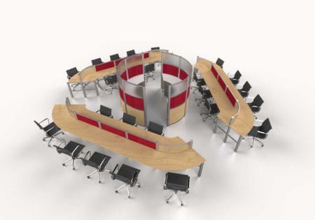 Custom Collaborative Creative Office Space Furniture