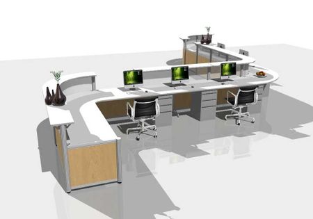 Custom Office Furniture â€“ Modern Reception Desks