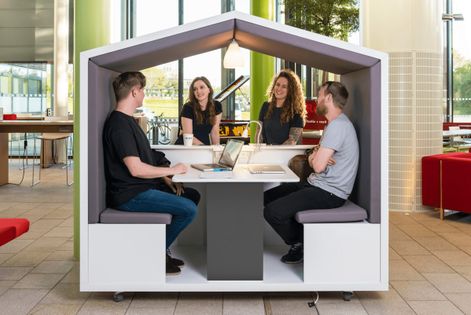 Mobile Acoustic Privacy Pod for 1-2 People