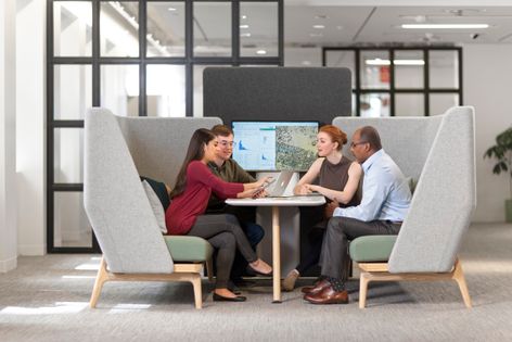 Acoustic Meeting Pods | Hybrid Office Design | StrongProject