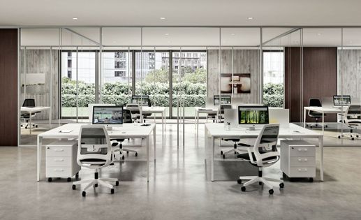 Contemporary Shared Office Desks