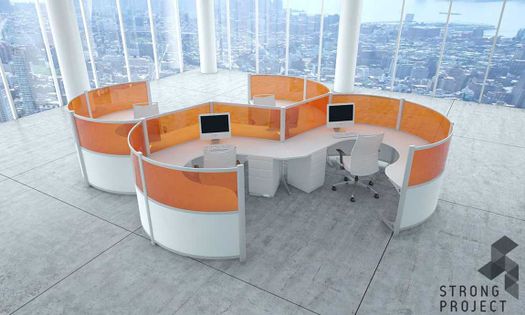 Curved Workstations