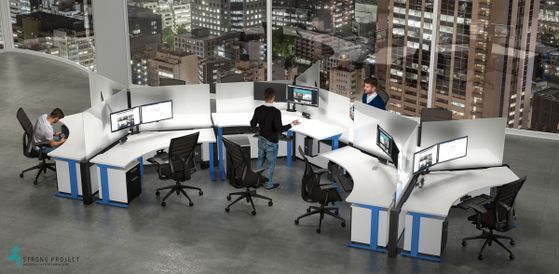 Modern Sit-Stand Cubicles