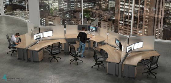 Contemporary Height-Adjustable Workstations