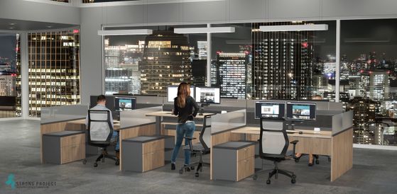 Modern Height Adjustable Workstations for Post-Covid Workplace Design