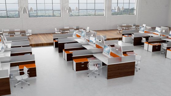 Contemporary Height Adjustable Workstations