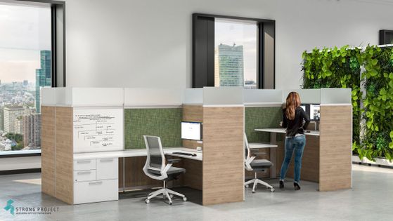 Private Workstations – Cubicle Privacy