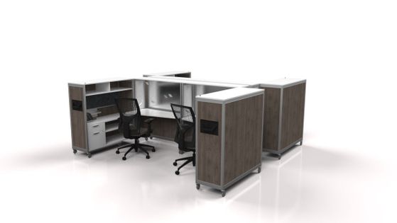 Movable Workstations and Mobile Office Furniture
