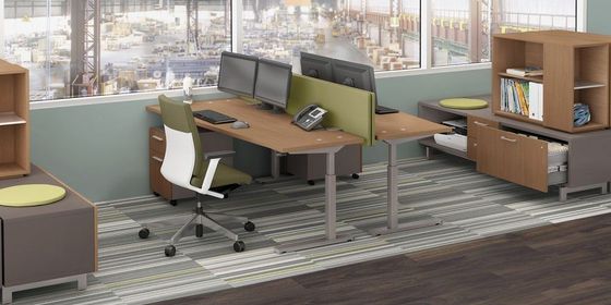 Height Adjustable Computer Desks for Creative Office Space