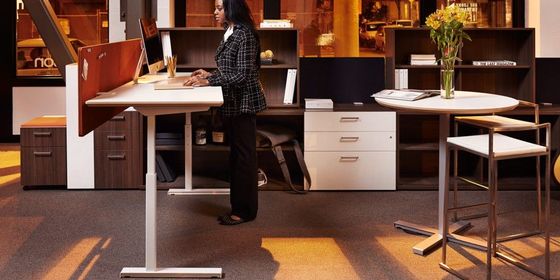 Stand Up Office Desks | Height Adjustable Desk