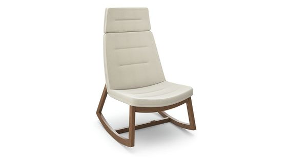 Organic Wood Base Office Lounge Chairs