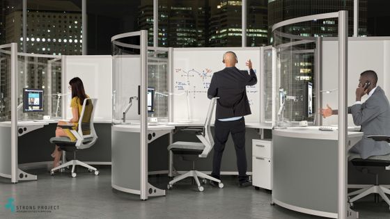 Cubicle Privacy Screens for Office Social Distancing