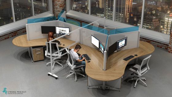 Workstation Privacy Screens and Cubicles for Workplace Social Distancing