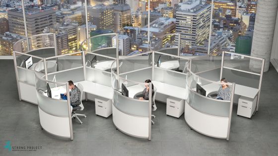 Modern Cubicles for Social Distancing in the Workplace