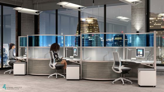 Social Distancing Cubicles with Modern Style