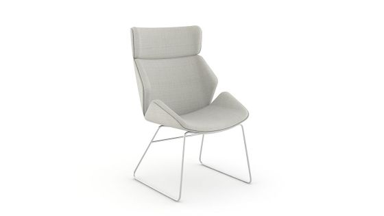 High-Back Swivel Lounge Chair