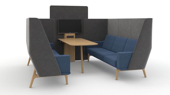 Acoustic Furniture Solutions for Open Plan Creative Office Spaces