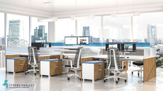 Modular Office Furniture with Height Adjustability